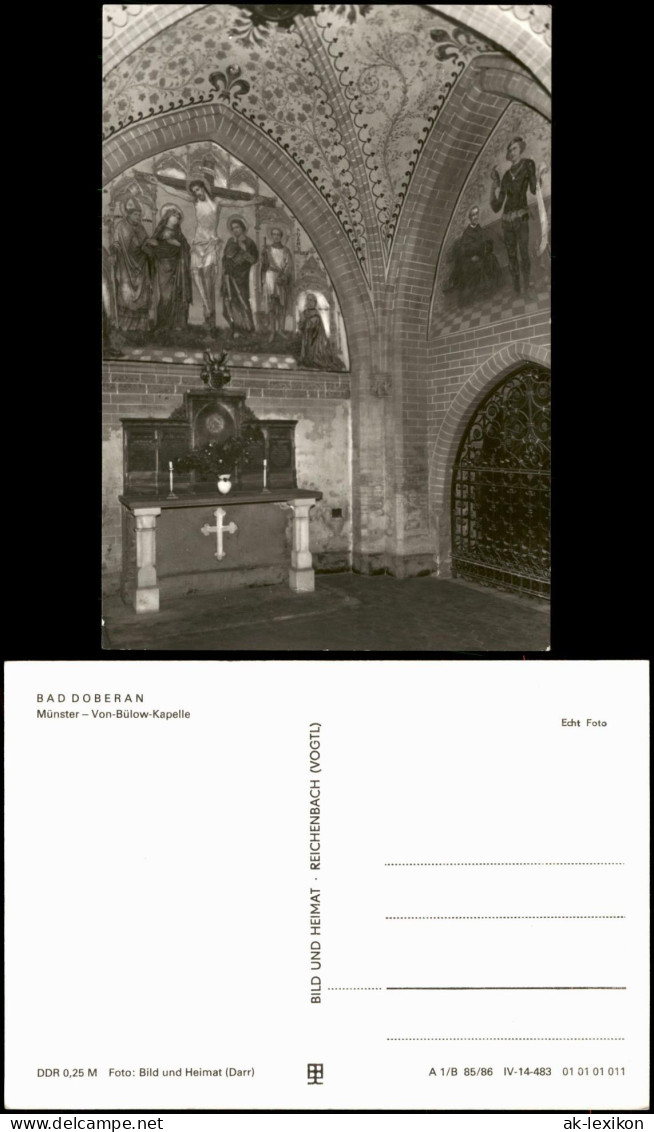 Ansichtskarte Bad Doberan Münster - Von-Bülow-Kapelle, Altar 1986 - Bad Doberan
