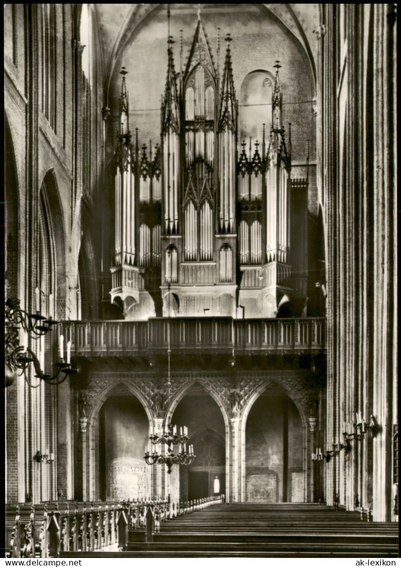 Ansichtskarte Schwerin Orgel: Friedrich Ladegast 1871 Dom 1973 - Schwerin