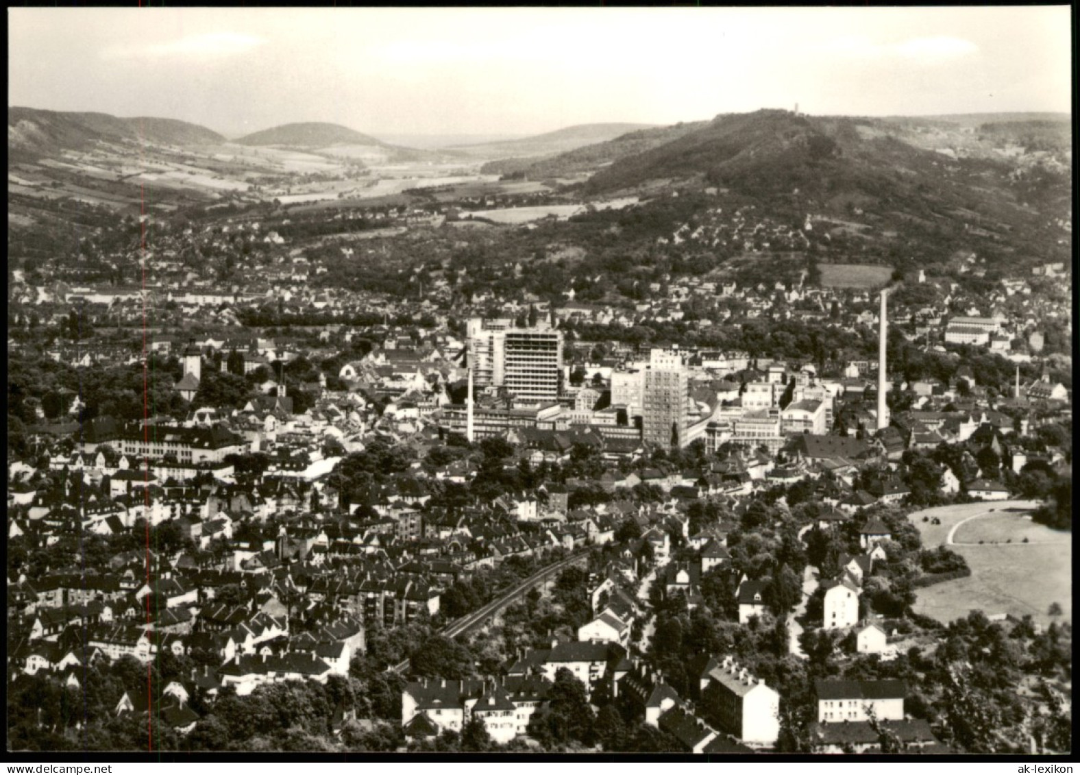 Ansichtskarte Jena Blick über Die Stadt - Fotokarte 1968 - Jena