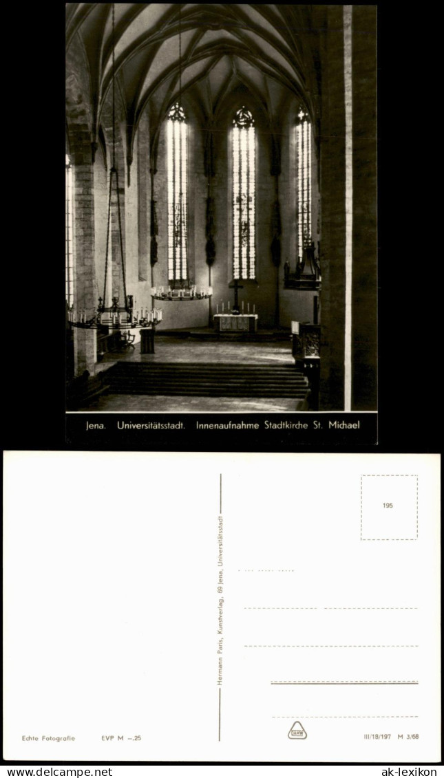 Ansichtskarte Jena Stadtkirche St. Michael - Altar 1968 - Jena