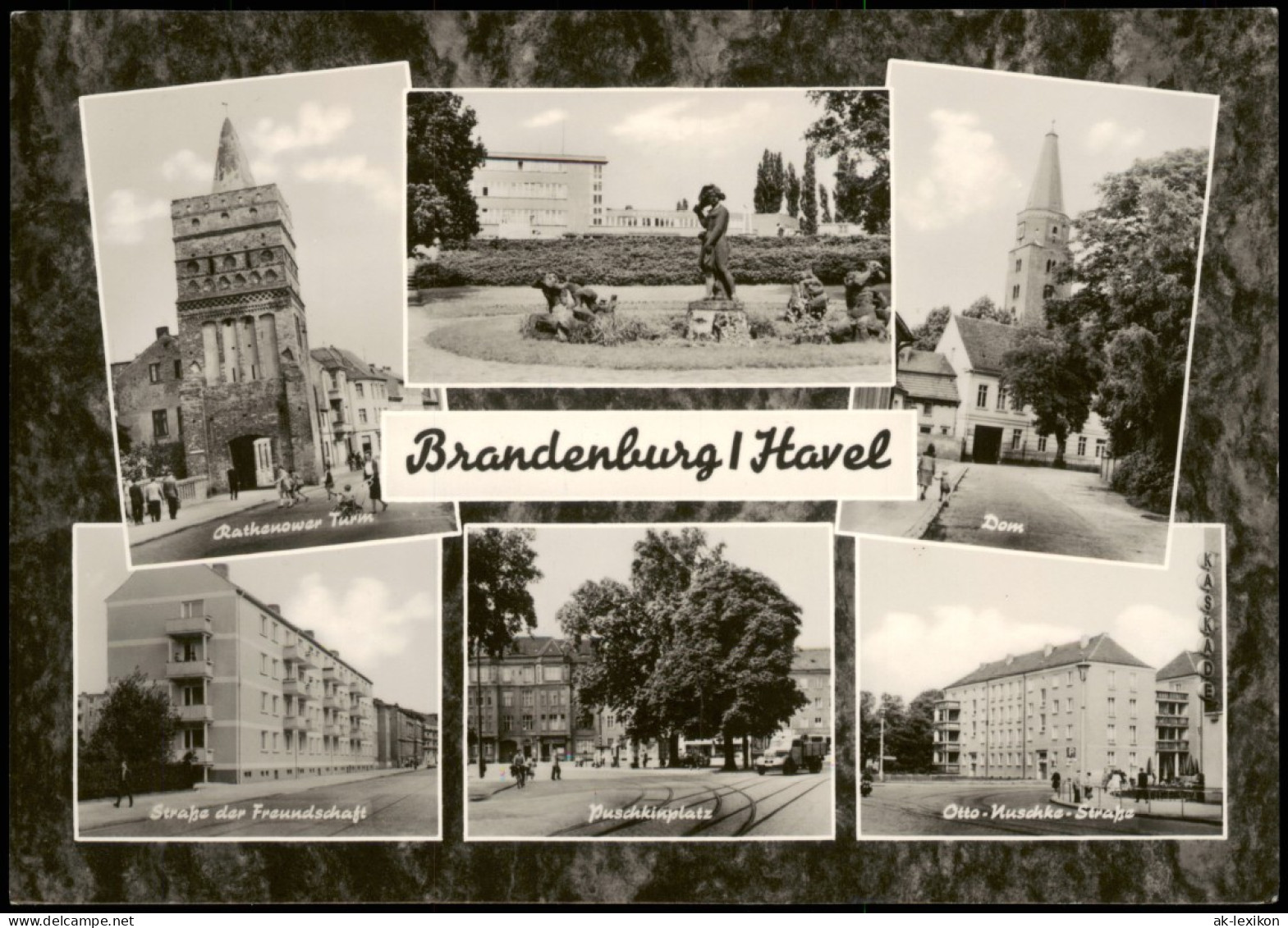 Brandenburg An Der Havel Puschkinplatz. Straße Freundschaft Nuschke Straße 1965 - Brandenburg