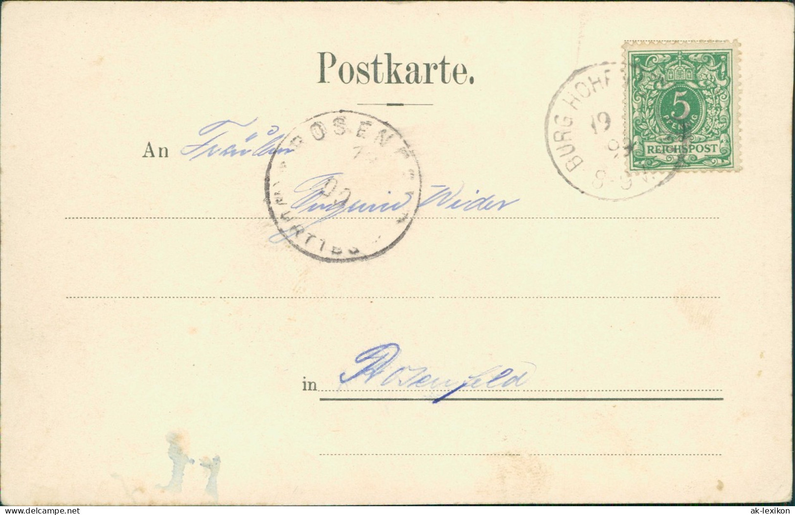 Ansichtskarte Hechingen Burg Hohenzollern (Fernansicht) 1899/0000 - Hechingen