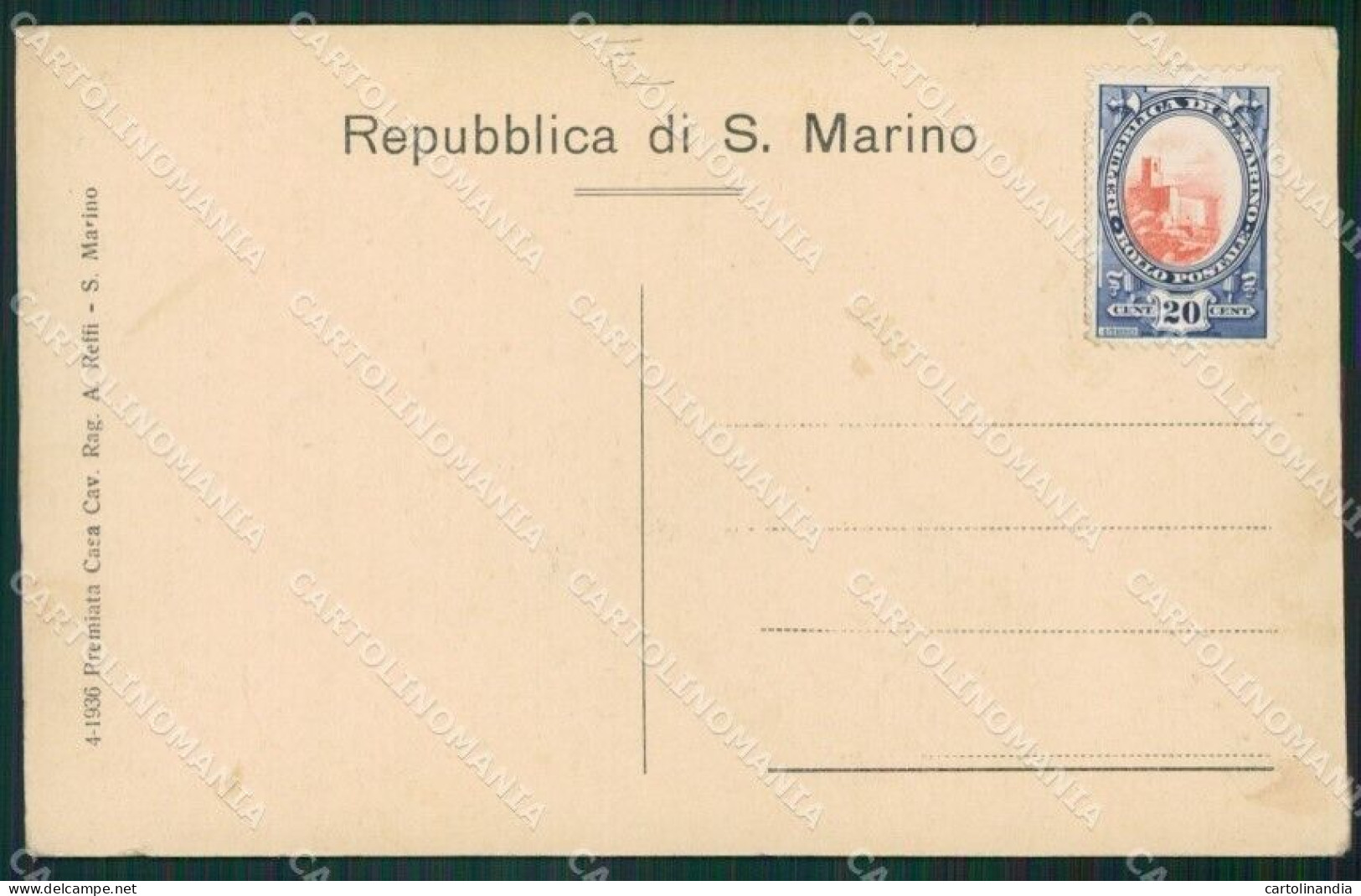 San Marino Cartolina MQ5511 - San Marino