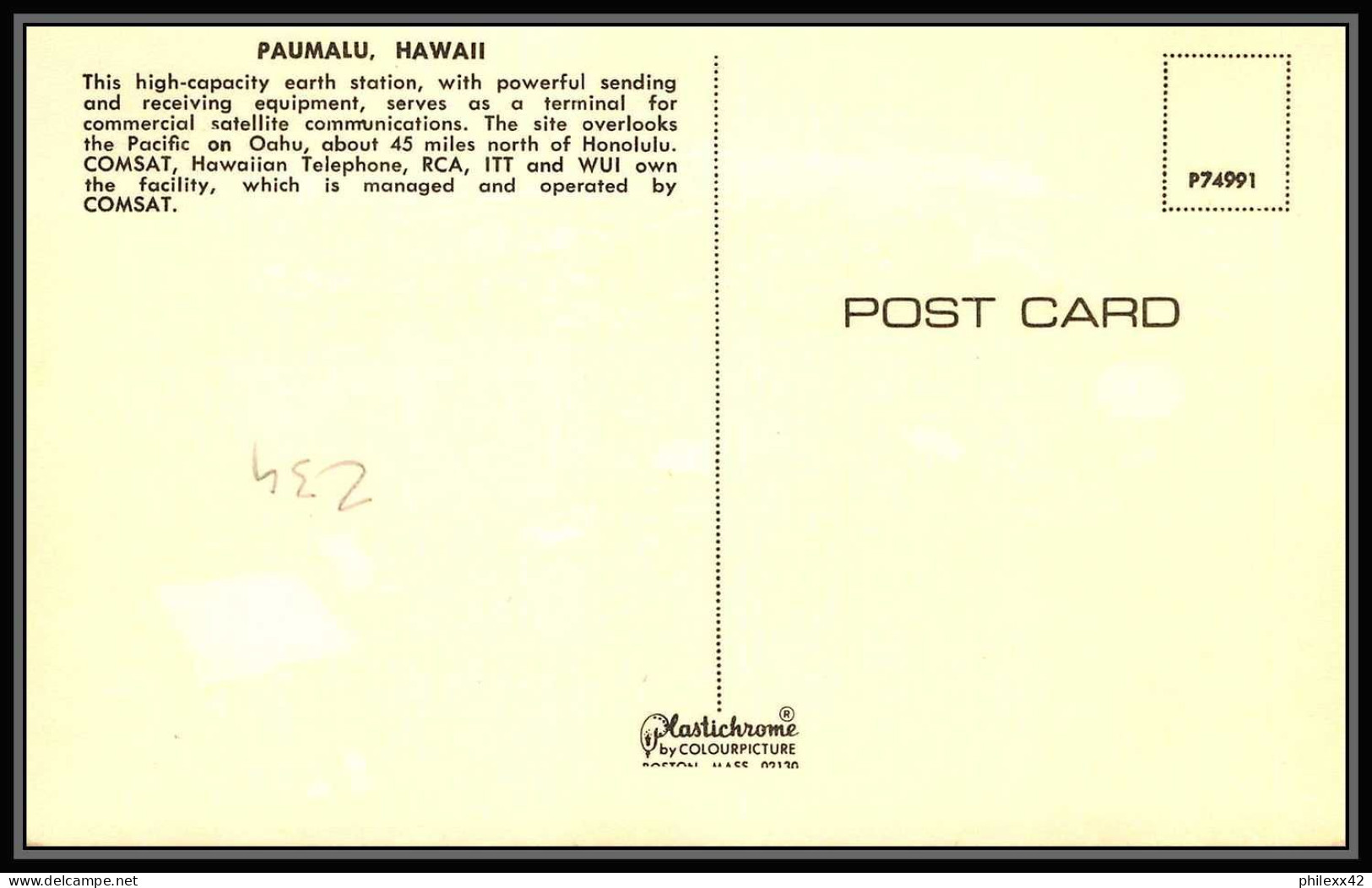 0234 Espace (space Raumfahrt) Carte Postale (postcard) USA N°234 PAUMALU HAWAII - Stati Uniti