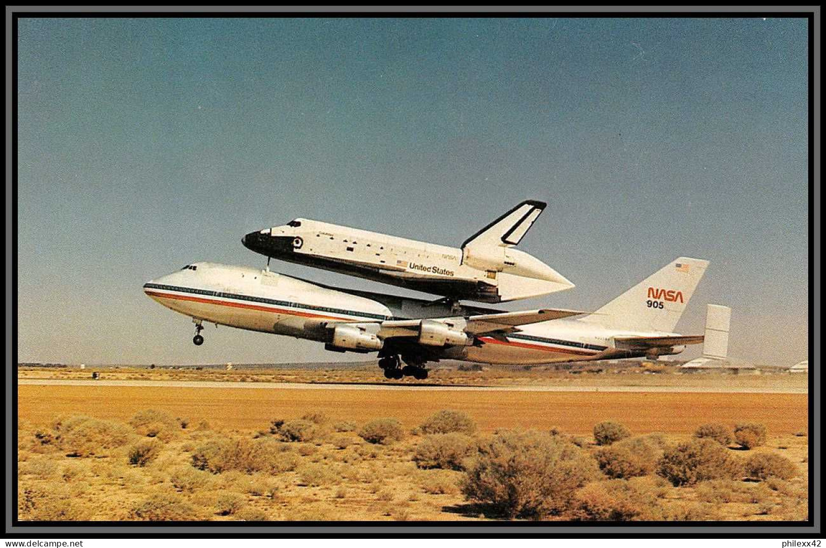 2366 Espace (space Raumfahrt) Carte Postale (postcard) Usa- Carte Columbia Shuttle (navette)  - USA