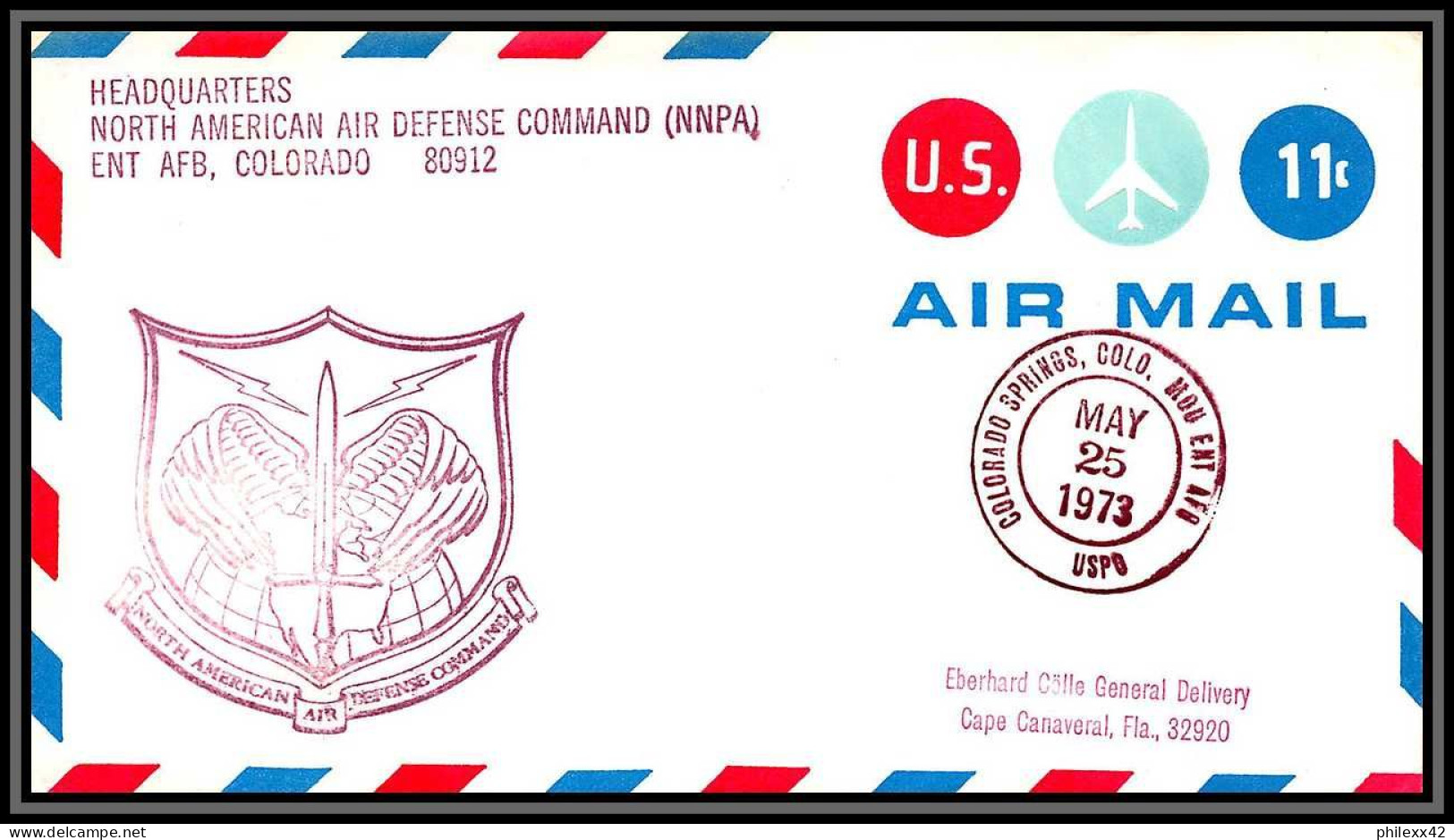 2224 Espace (space Raumfahrt) Entier Postal (Stamped Stationery) USA Skylab 2 Colorado Springs 25/5/1973 - Stati Uniti