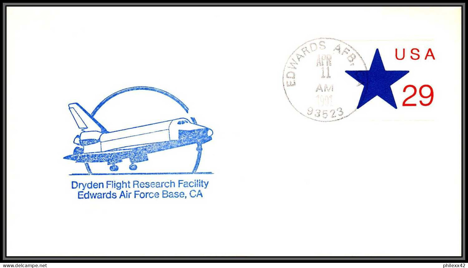 1859 Espace (space Raumfahrt) Entier Postal (Stamped Stationery) USA Landing STS 37 Atlantis Navette Shuttle - 11/4/1991 - United States