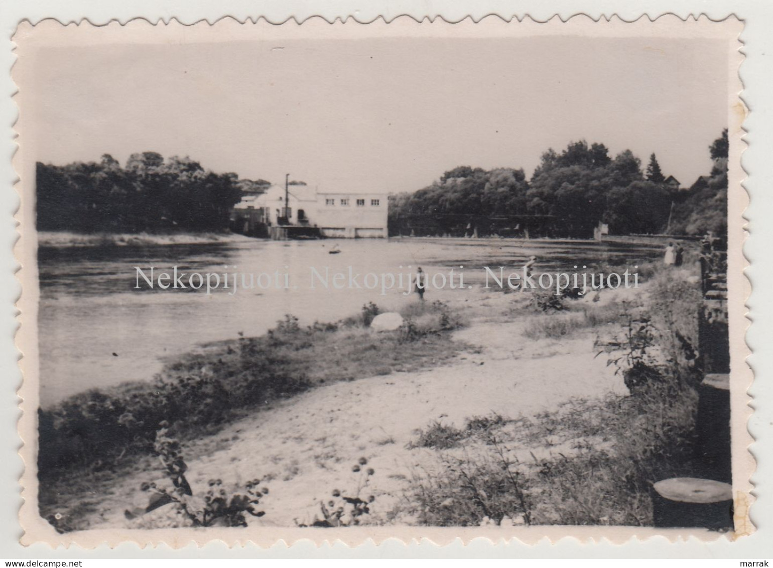 Anykščiai, Hidroelektrinė, Apie 1960 M. Fotografija. Dydis - 11,6 X 8,3 Cm - Litauen