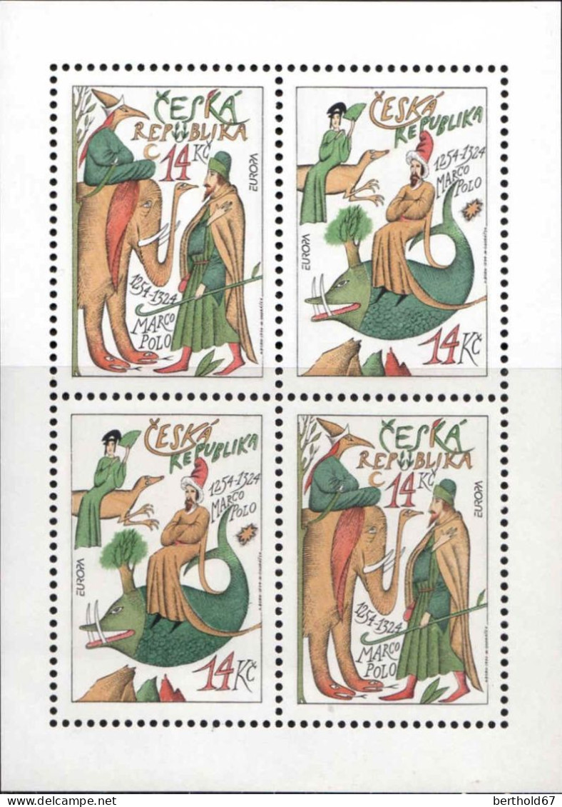 Tchequie Poste N** Yv: 35/36 Europa L'Europe & Les Découvertes - Unused Stamps