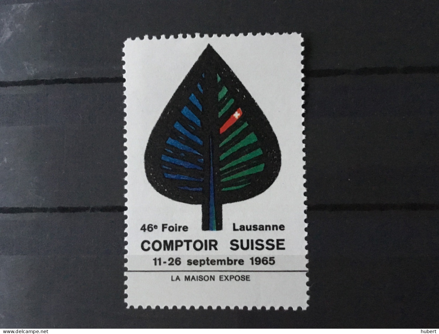 Suisse Vignette Comptoir Suisse Lausanne 1965 - Erinnofilie