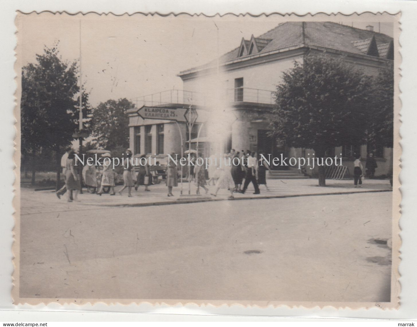 Palanga, Miesto Centras, Apie 1960 M. Fotografija. Dydis - 11,6 X 8,7 Cm - Litouwen