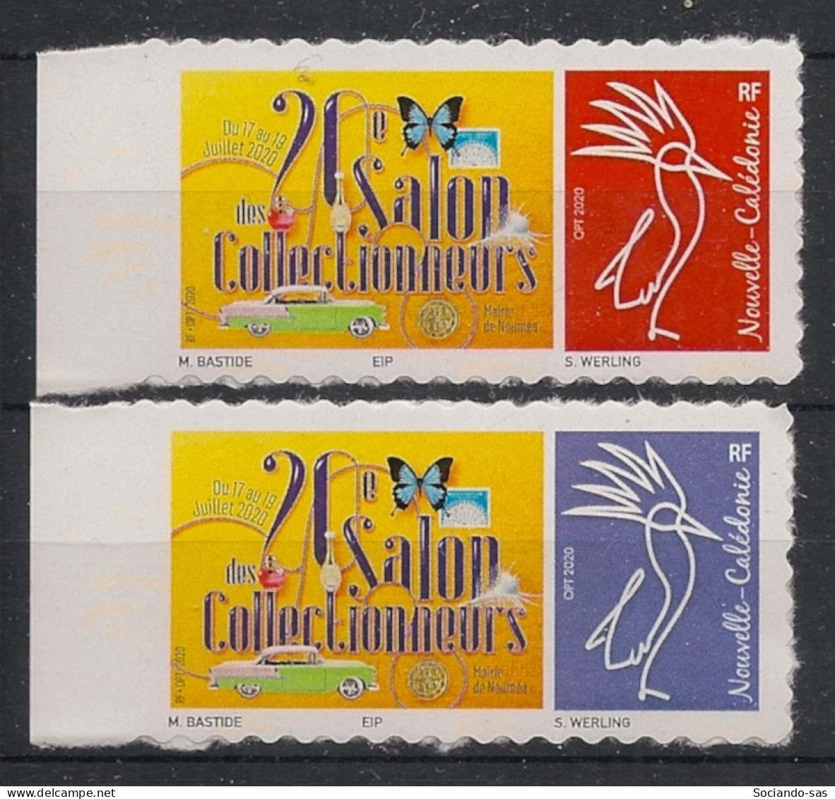 NOUVELLE-CALEDONIE - 2020 - N°YT. 1394 à 1395 - Salon Nouméa - Neuf Luxe ** / MNH / Postfrisch - Unused Stamps