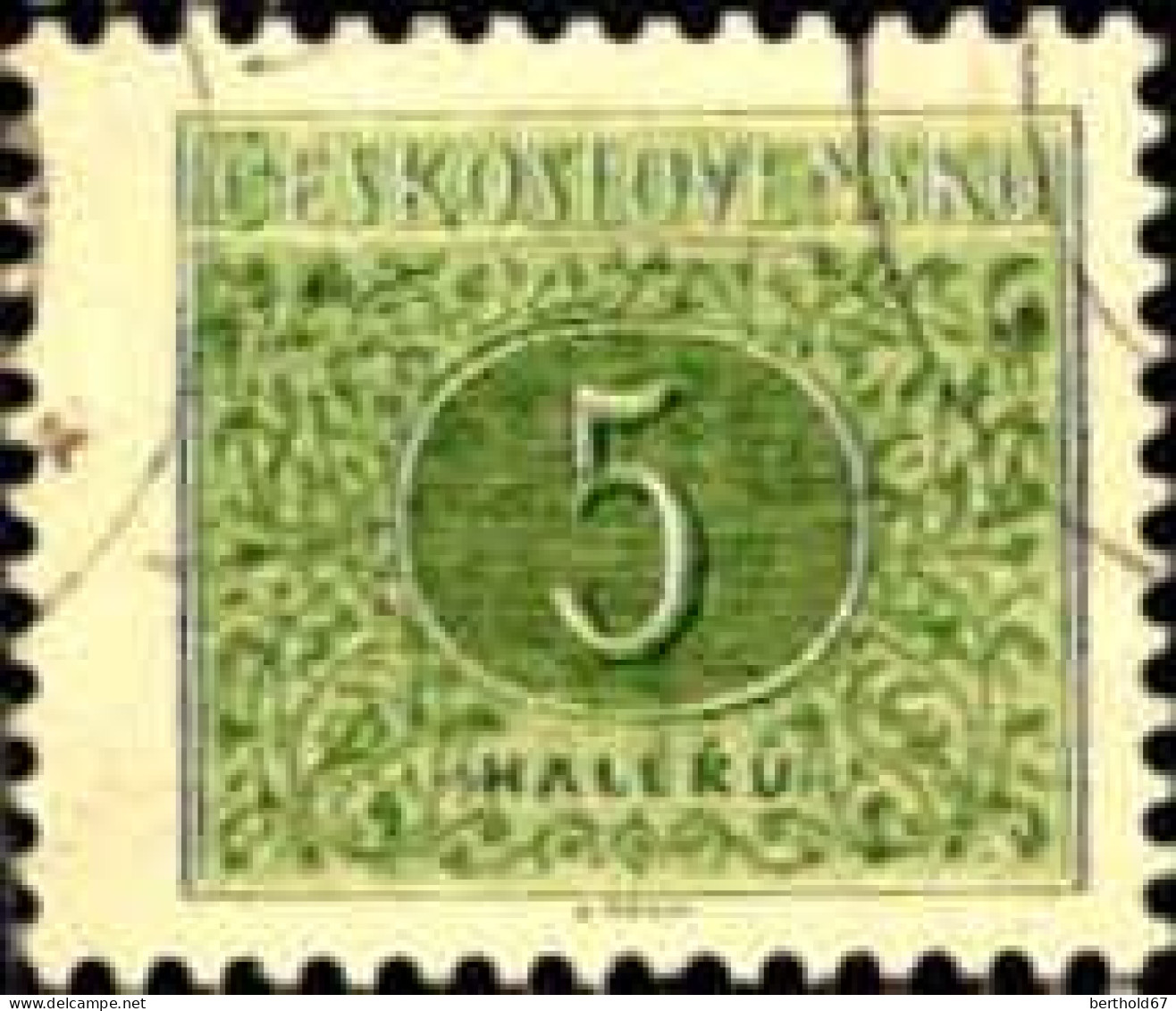 Tchekoslovaquie Taxe Obl Yv: 92/95 Haleru (Beau Cachet Rond) - Timbres-taxe