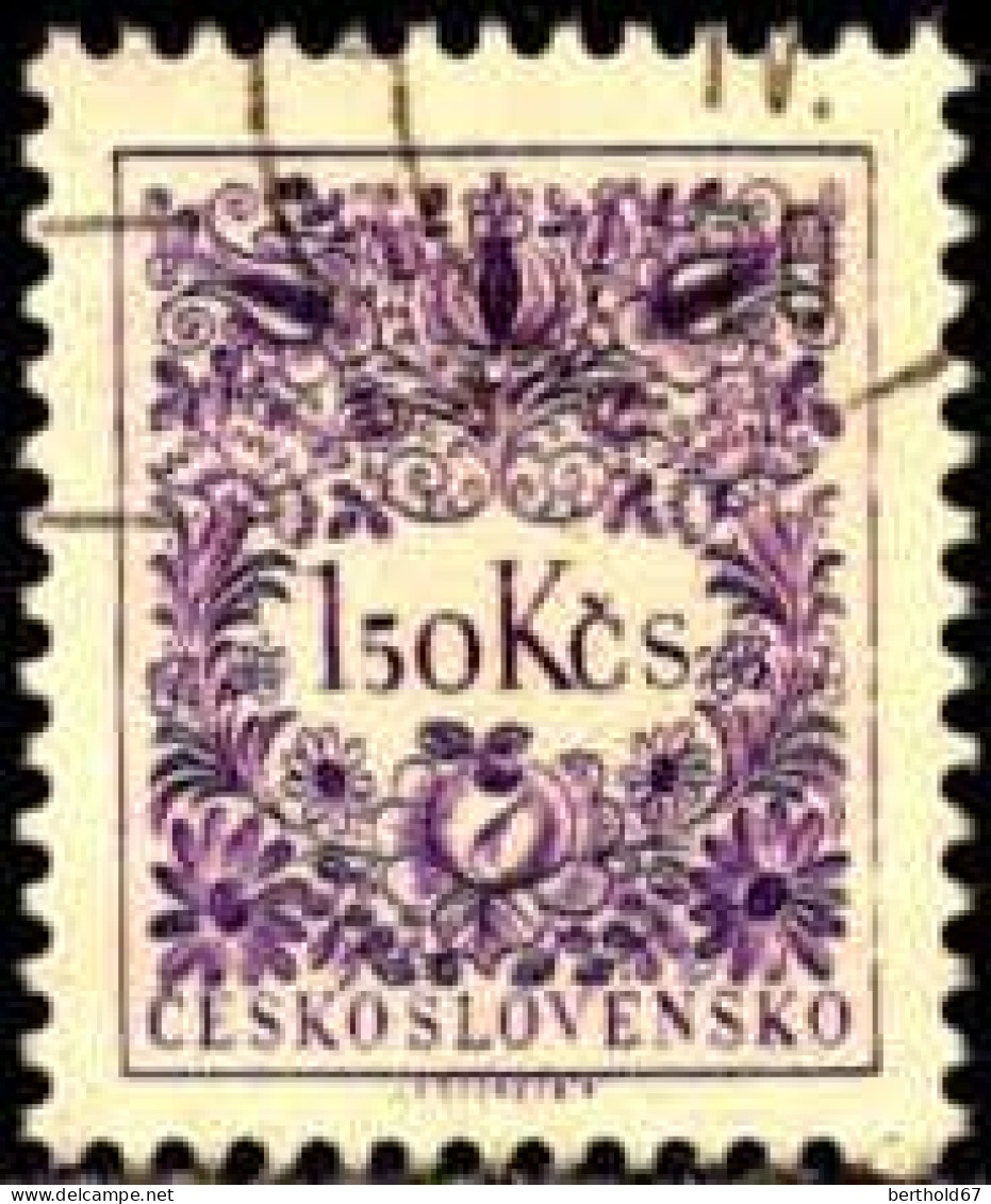 Tchekoslovaquie Taxe Obl Yv: 92/95 Haleru (Beau cachet rond)