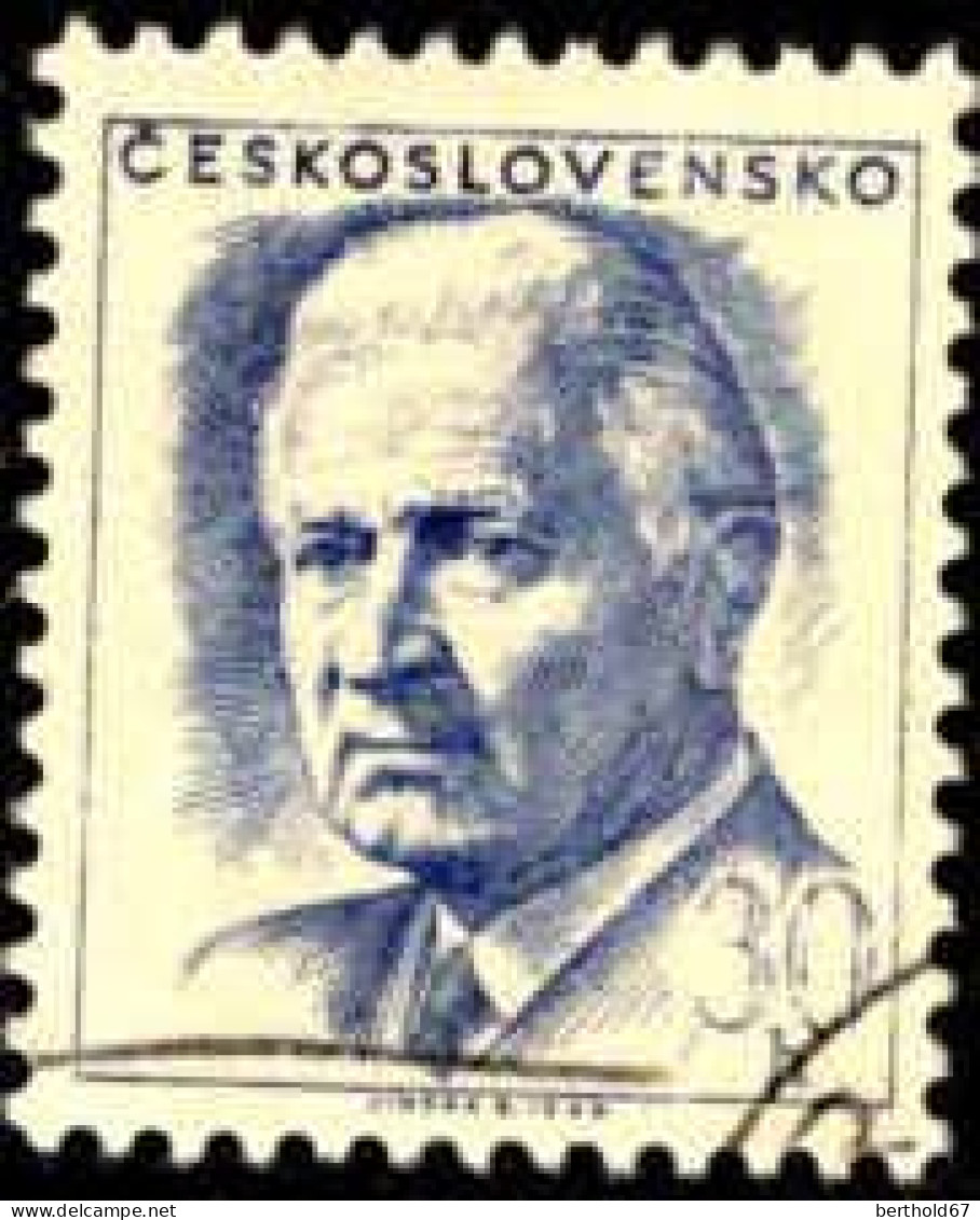 Tchekoslovaquie Poste Obl Yv:1637/1638A Ludvík Svoboda President (cachet Rond) - Gebraucht