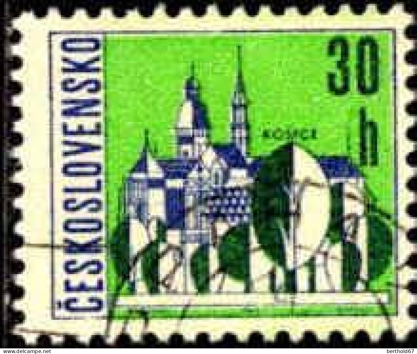 Tchekoslovaquie Poste Obl Yv:1442 Mi:1577x Kozice (TB Cachet Rond) - Used Stamps