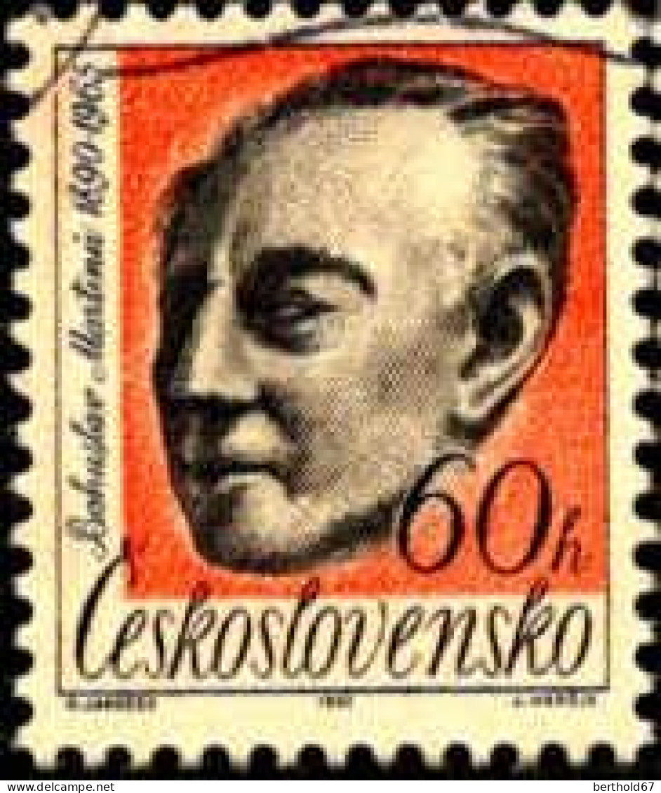 Tchekoslovaquie Poste Obl Yv:1428 Mi:1563 Bohuslav Martinů Compositeur (Obl.mécanique) - Used Stamps