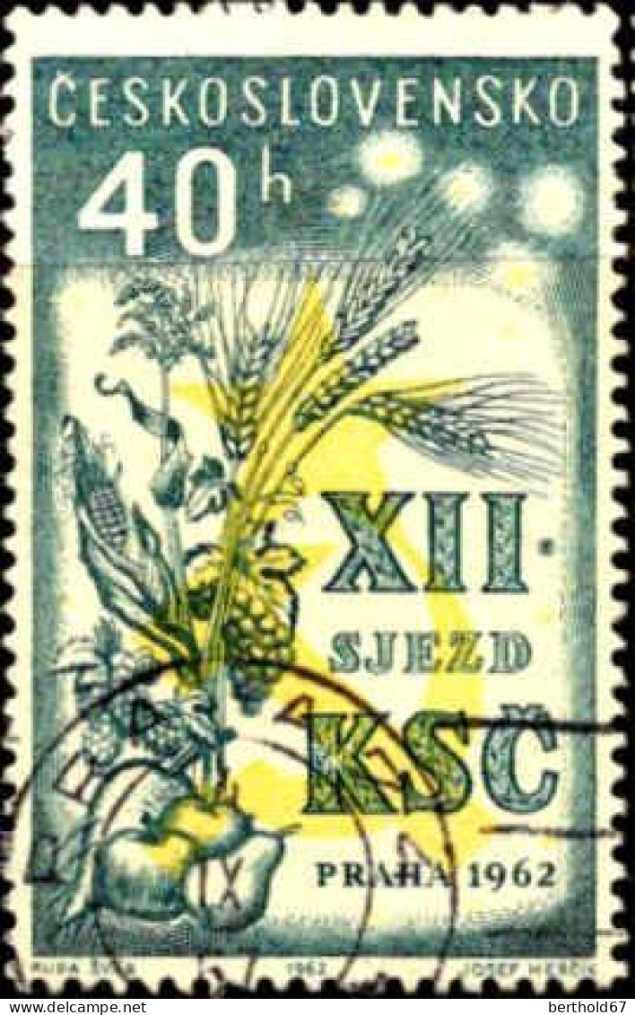 Tchekoslovaquie Poste Obl Yv:1243 Mi:1369 12.Congress Of Czechoslovak Communist Party (TB Cachet Rond) - Used Stamps