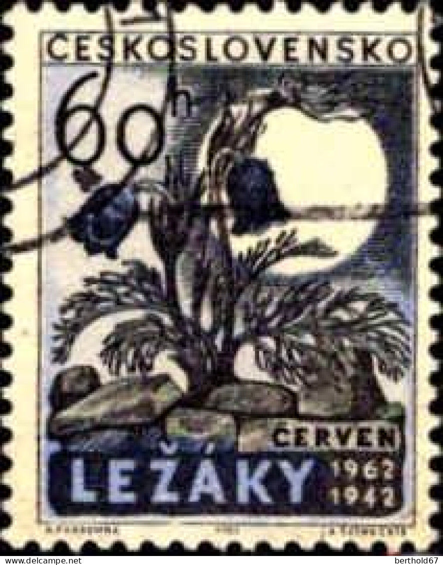 Tchekoslovaquie Poste Obl Yv:1221 Mi:1347 Lezaki (Beau Cachet Rond) - Usados