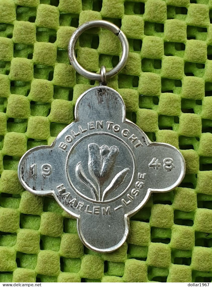 Medaile   :   Bollentocht Haarlem - Lisse 1948  -  Original Foto  !!  Medallion  Dutch - Other & Unclassified