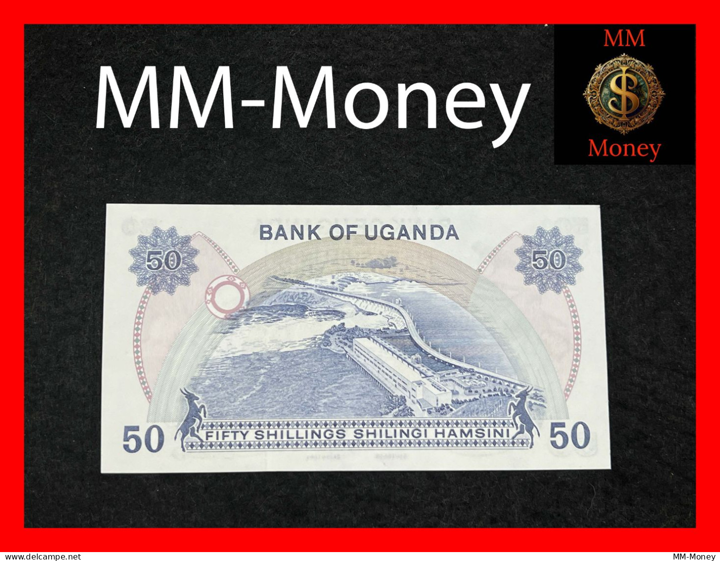 UGANDA  50 Shillings  1973  P. 8   **Idi Amin**  "scarce"   UNC - Oeganda