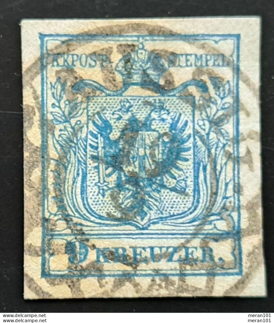 Österreich 1850, Mi 5 AUSSIG 19/9 Zierstempel - Gebraucht