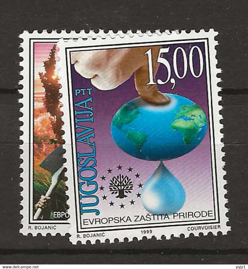 1999 MNH Jugoslavija, Mi 2912-13  Postfris** - Unused Stamps