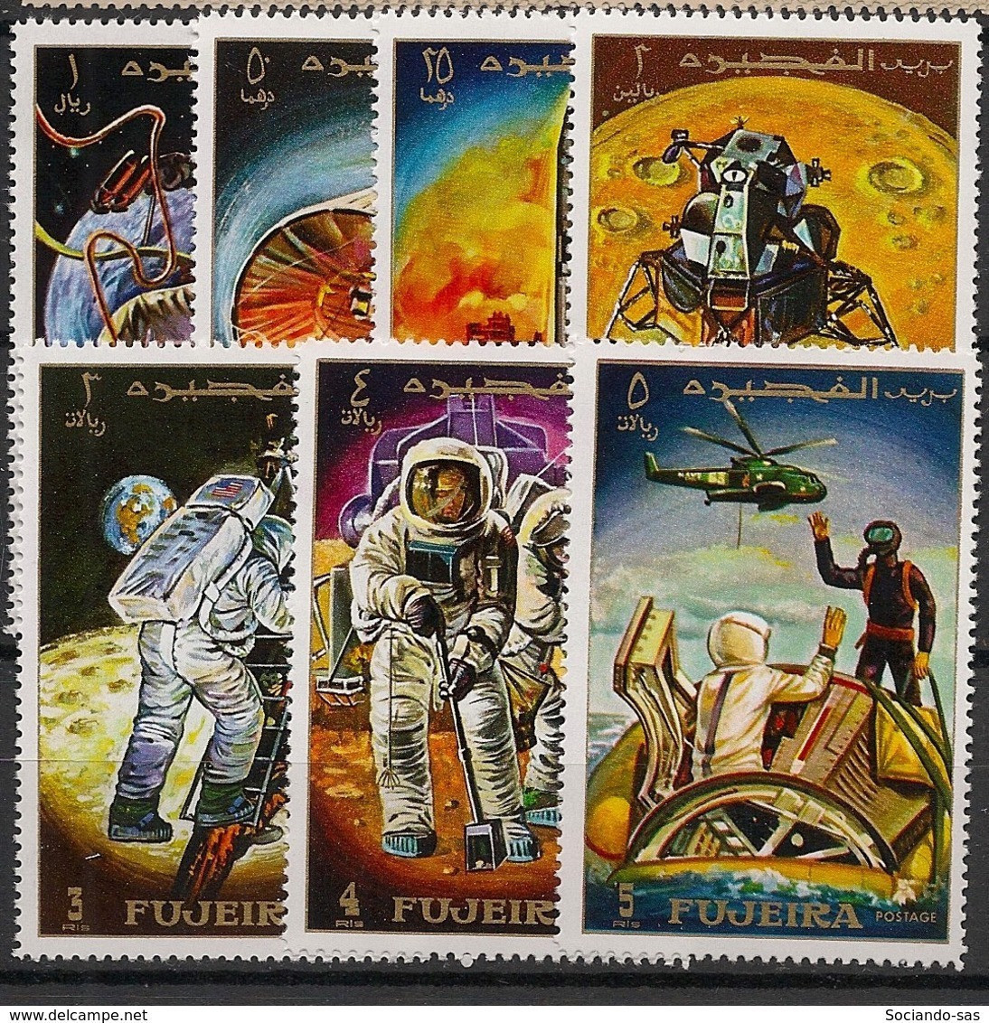 FUJEIRA - 1970 - N°Mi. 449 à 455 - Apollo 12 - Neuf Luxe ** / MNH / Postfrisch - Fudschaira