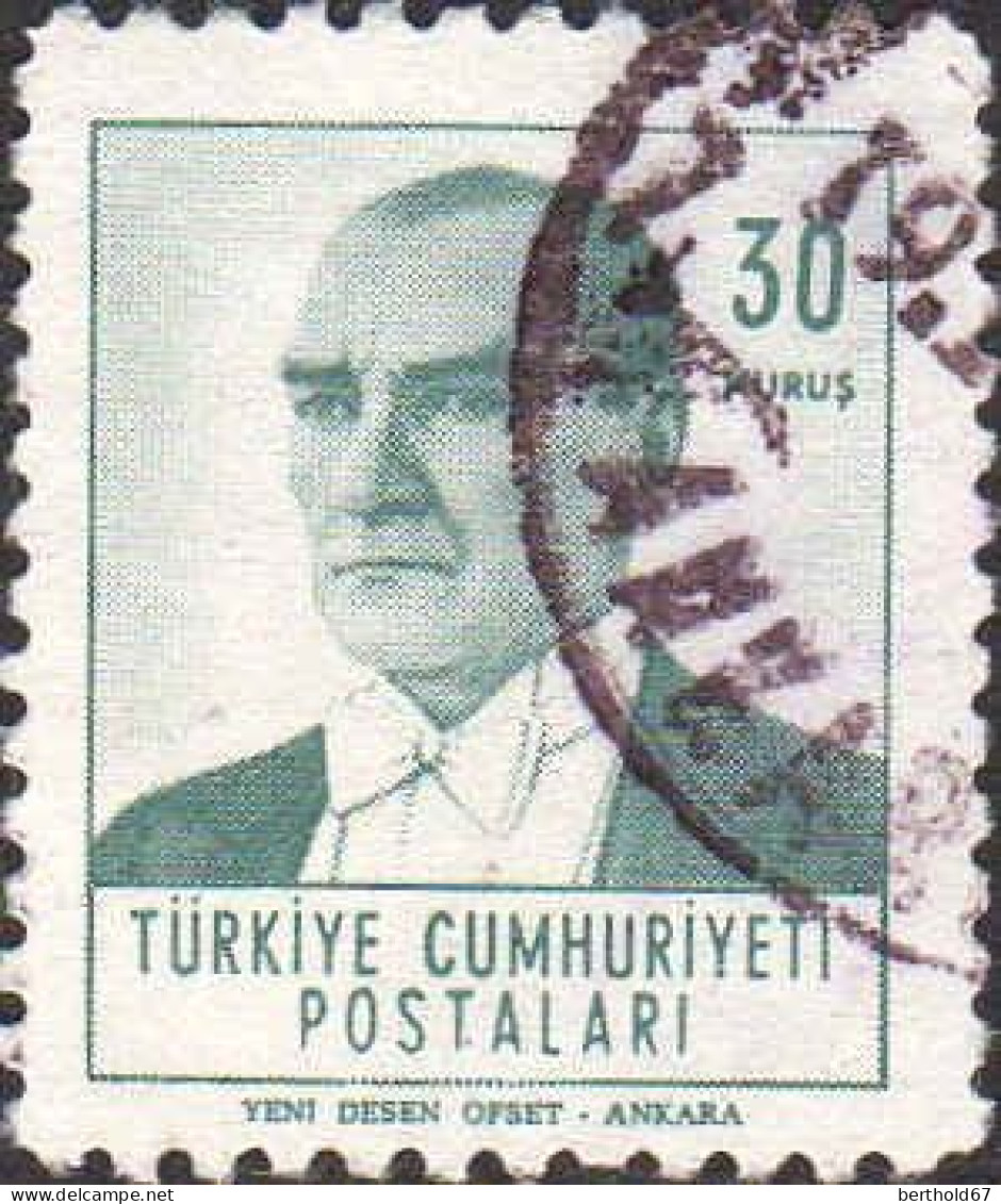 Turquie Poste Obl Yv:1605 Mi:1818 Atatürk (TB Cachet Rond) - Gebraucht