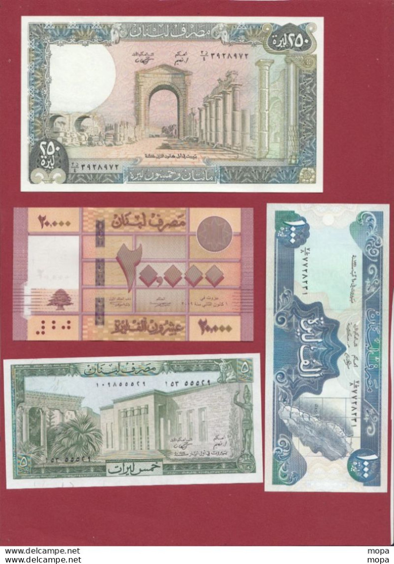 Liban 7 Billets  En UNC - Lebanon