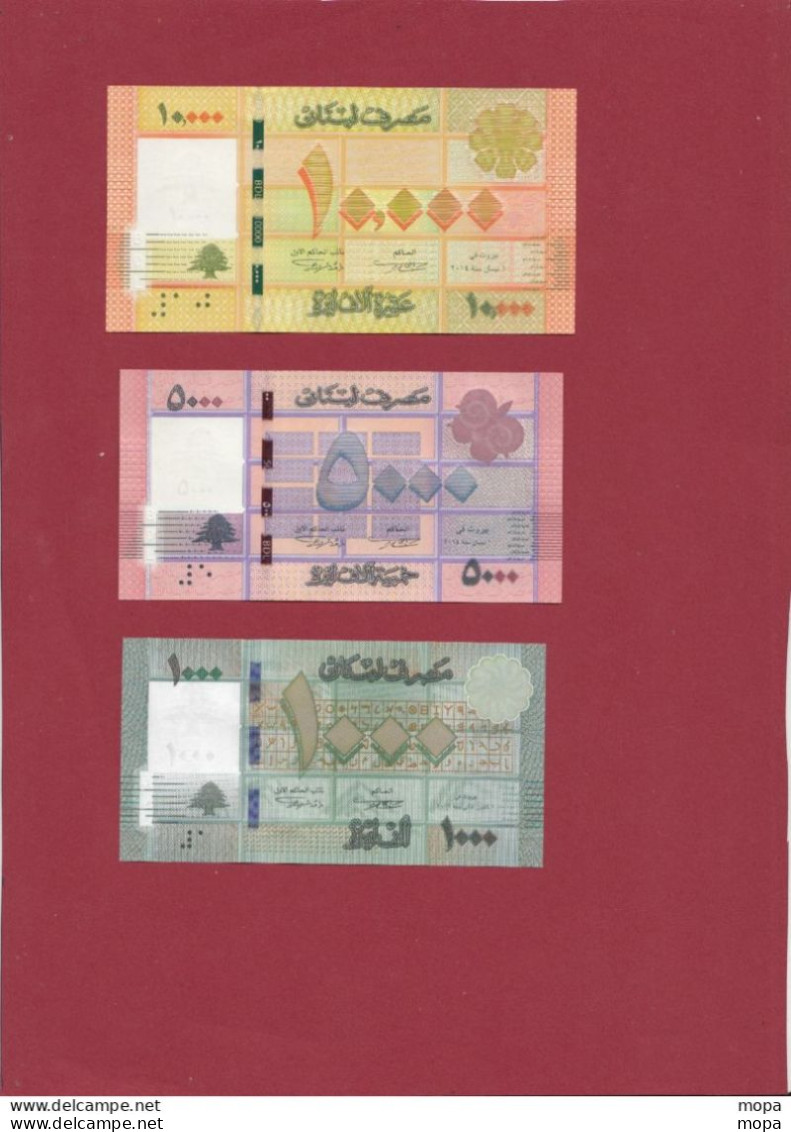 Liban 7 Billets  En UNC - Liban