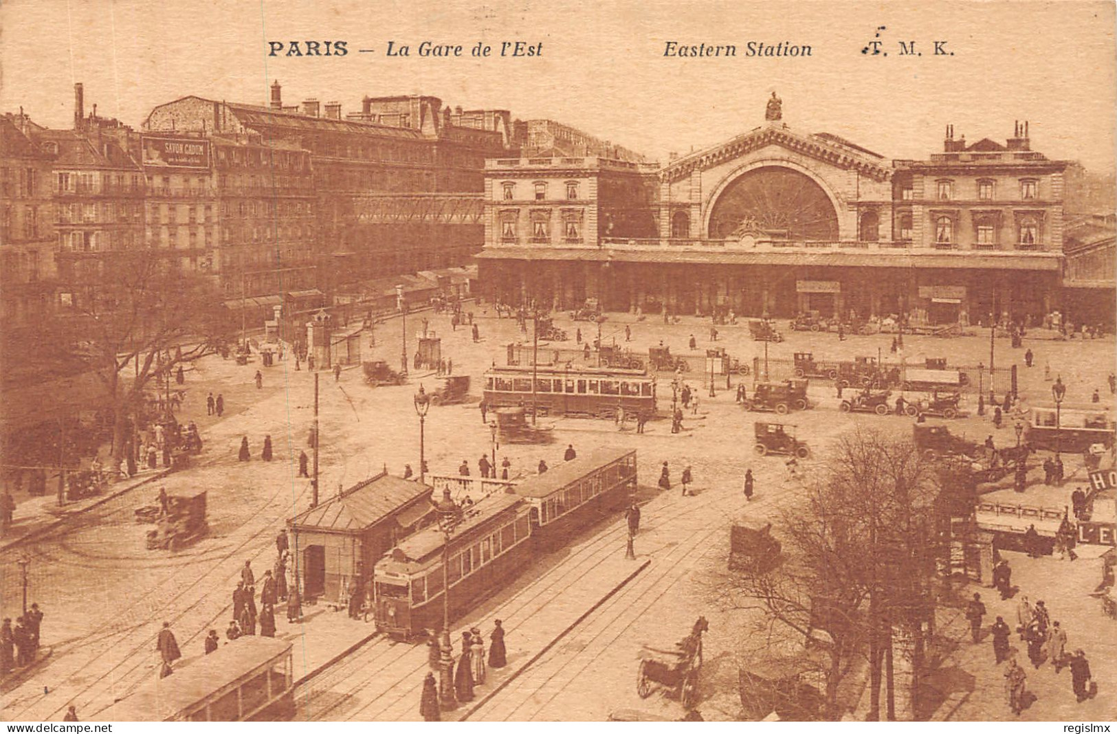 75-PARIS GARE DE L EST-N°T1095-F/0381 - Pariser Métro, Bahnhöfe