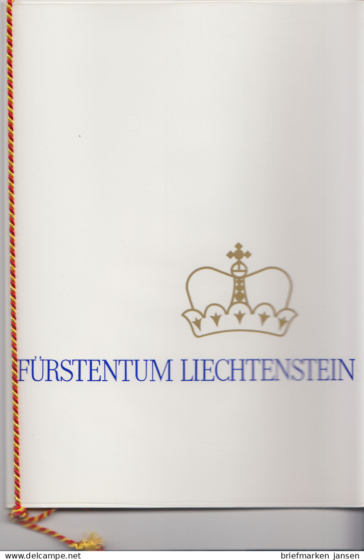 Liechtenstein Heft "Überreicht Von Der Fürstlichen Regierung" Mit Marken Aus Den - Collections