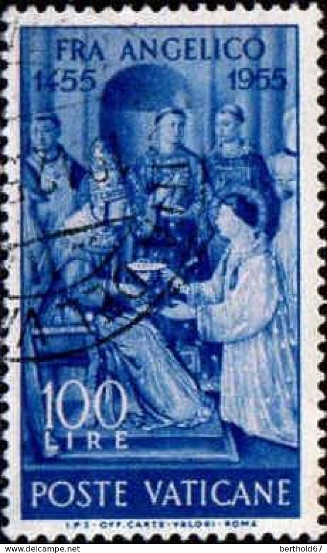 Vatican Poste Obl Yv: 214 Mi:234 Fra Angelico (TB Cachet Rond) - Used Stamps