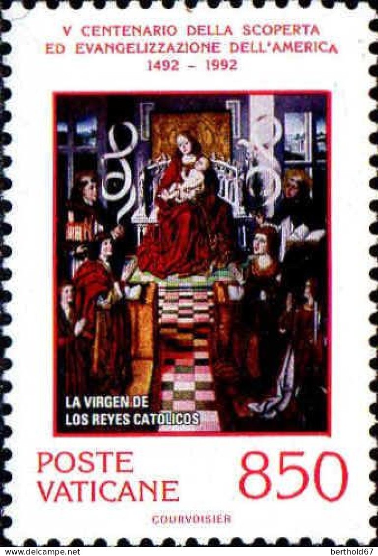 Vatican Poste N** Yv: 919/923 Découverte & Evangélisation De L'Amérique - Neufs