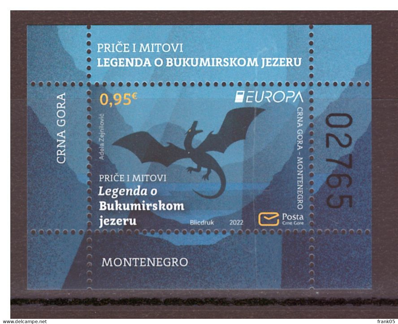 Montenegro / Crne Gore 2022 EUROPA Block / Souvenir Sheet ** - 2022