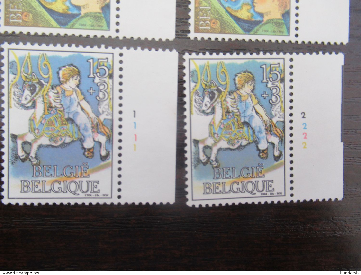 2151/53 'Kinderen' - Postfris ** - Volledige Set Plaatnummers - 1981-1990