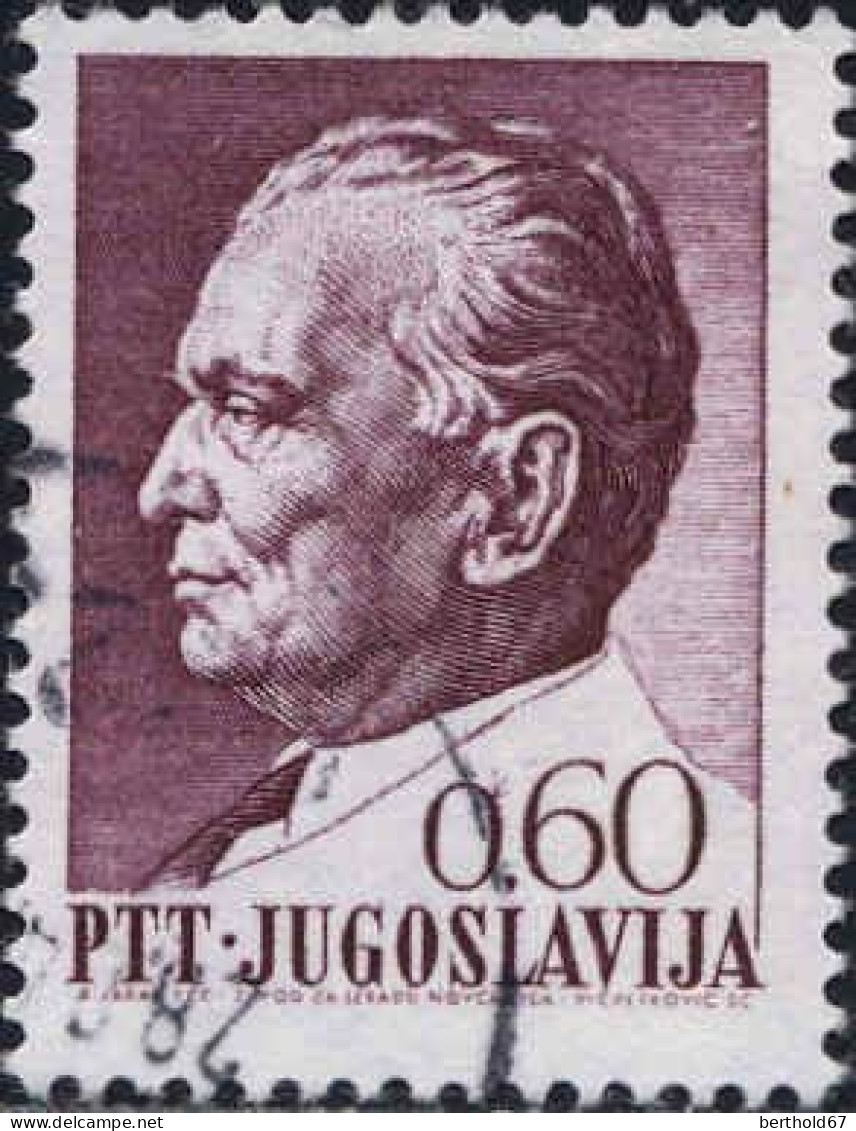 Yougoslavie Poste Obl Yv:1107 Mi:1213 Josip Broz Tito (Beau Cachet Rond) - Gebraucht