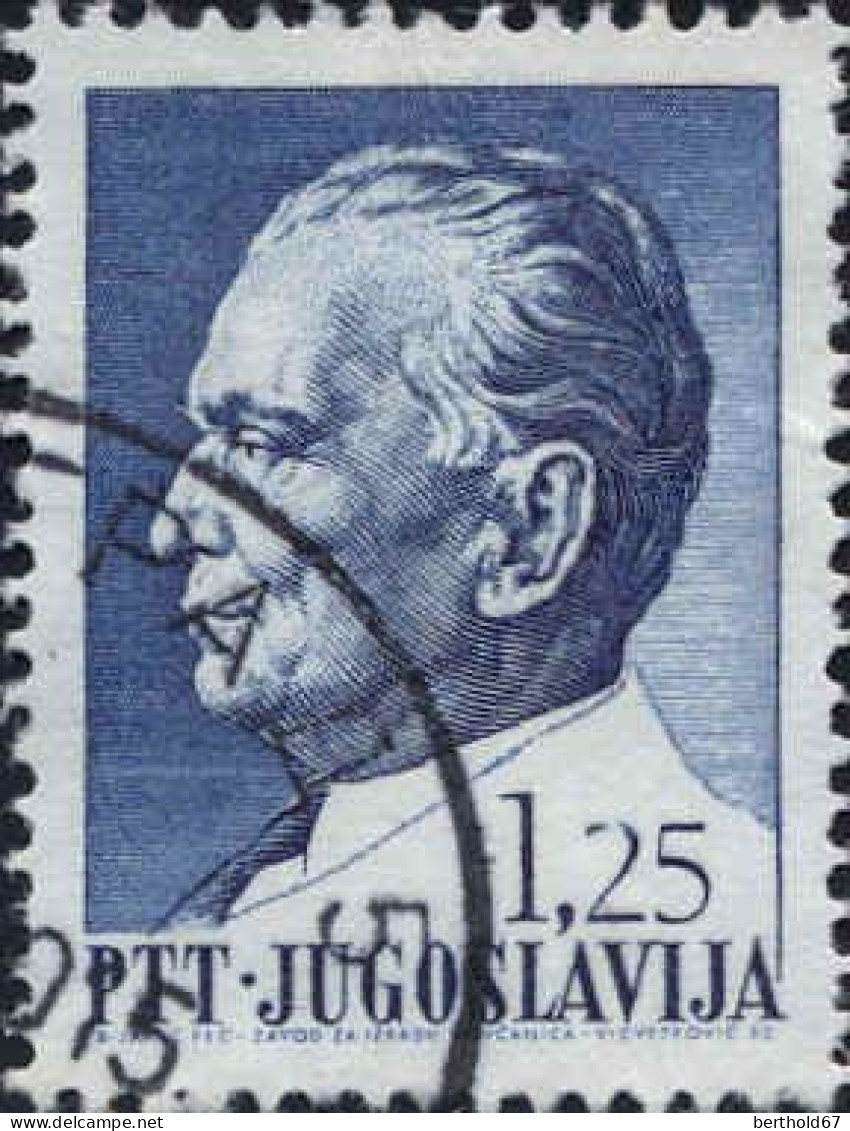 Yougoslavie Poste Obl Yv:1162 Mi:1287 Josip Broz Tito (TB Cachet Rond) - Used Stamps