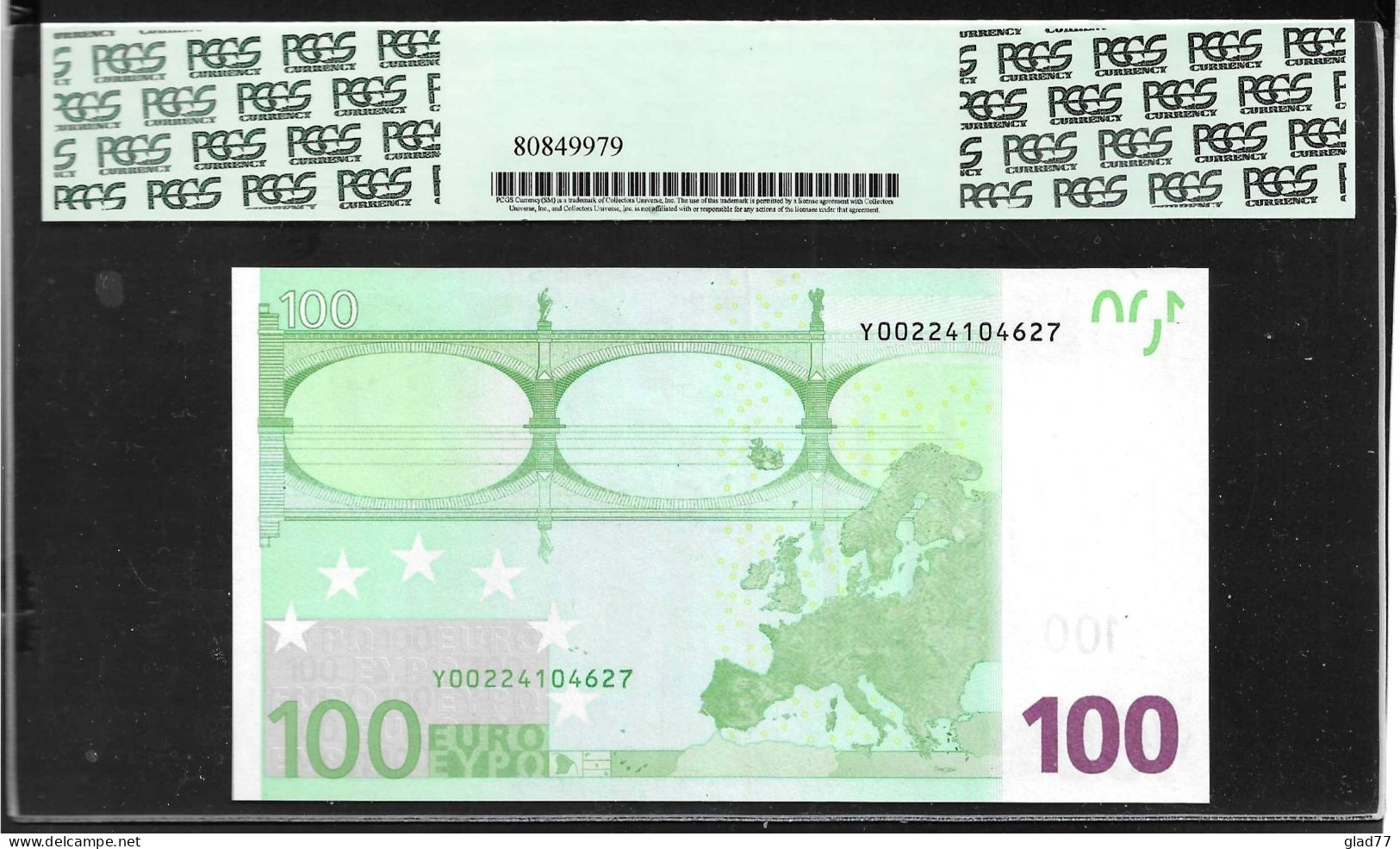 GREECE 100 EURO  Duisenberg  Signature! PCGS 58 Choice AUNC "Y" Printer G006B2 Extremely Rare!! - 100 Euro