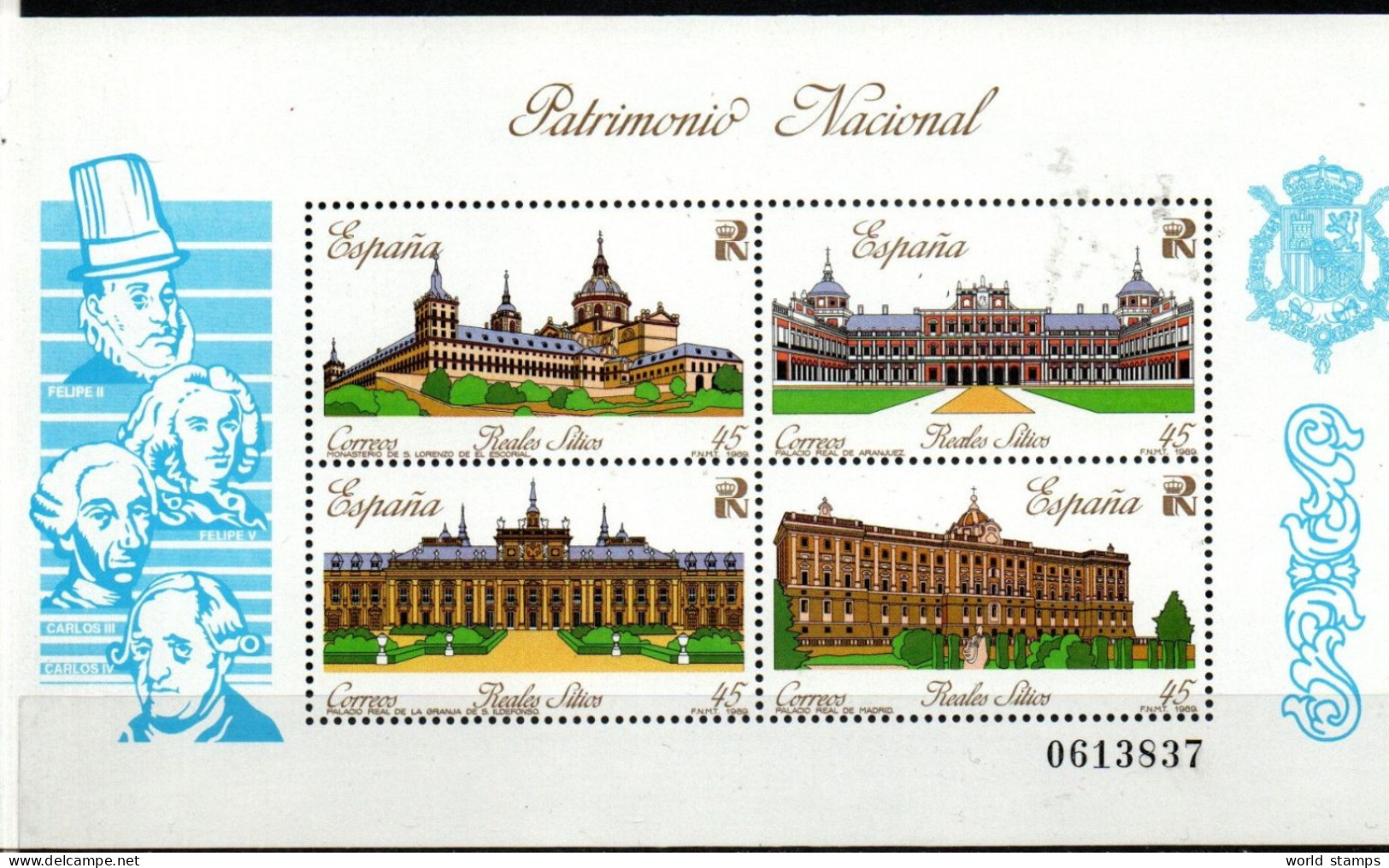 ESPAGNE 1989 ** - Blocks & Sheetlets & Panes