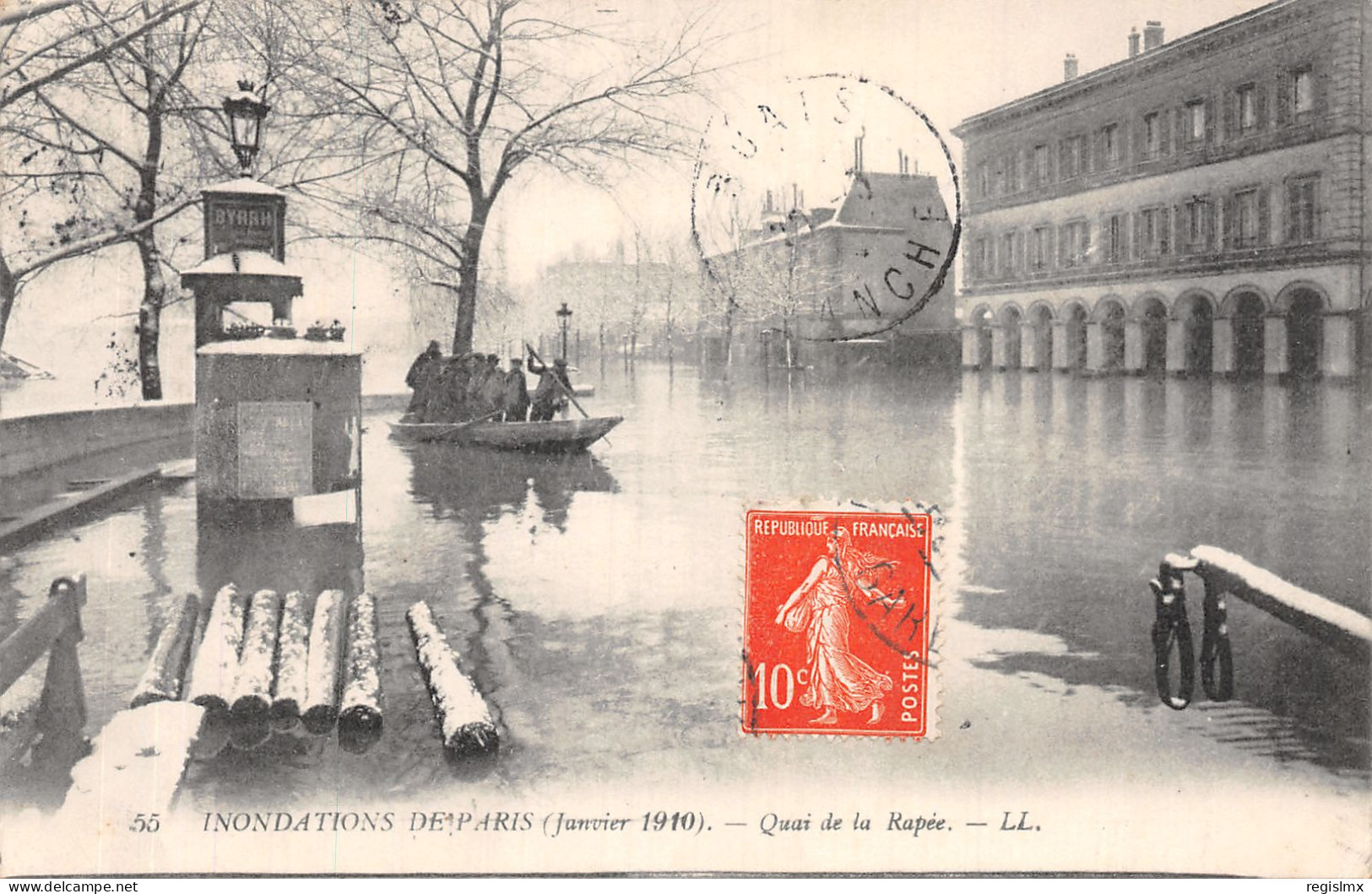 75-PARIS INONDE QUAI DE LA RAPEE-N°T1098-F/0337 - Inondations De 1910