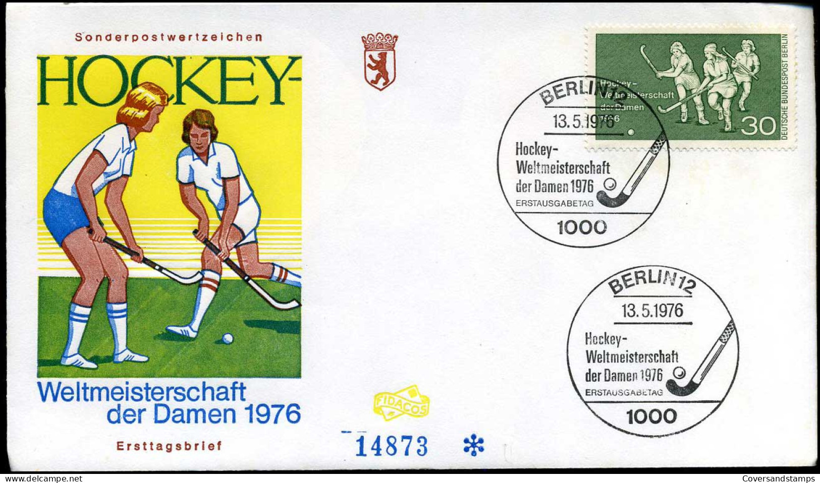 Bundespost Berlin - FDC - Hockey-Weltmeisterschaft Der Damen 1976 - Other & Unclassified