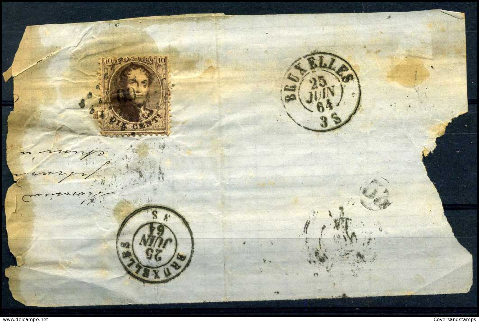 N° 14 Op Fragment - 1863-1864 Medaillons (13/16)