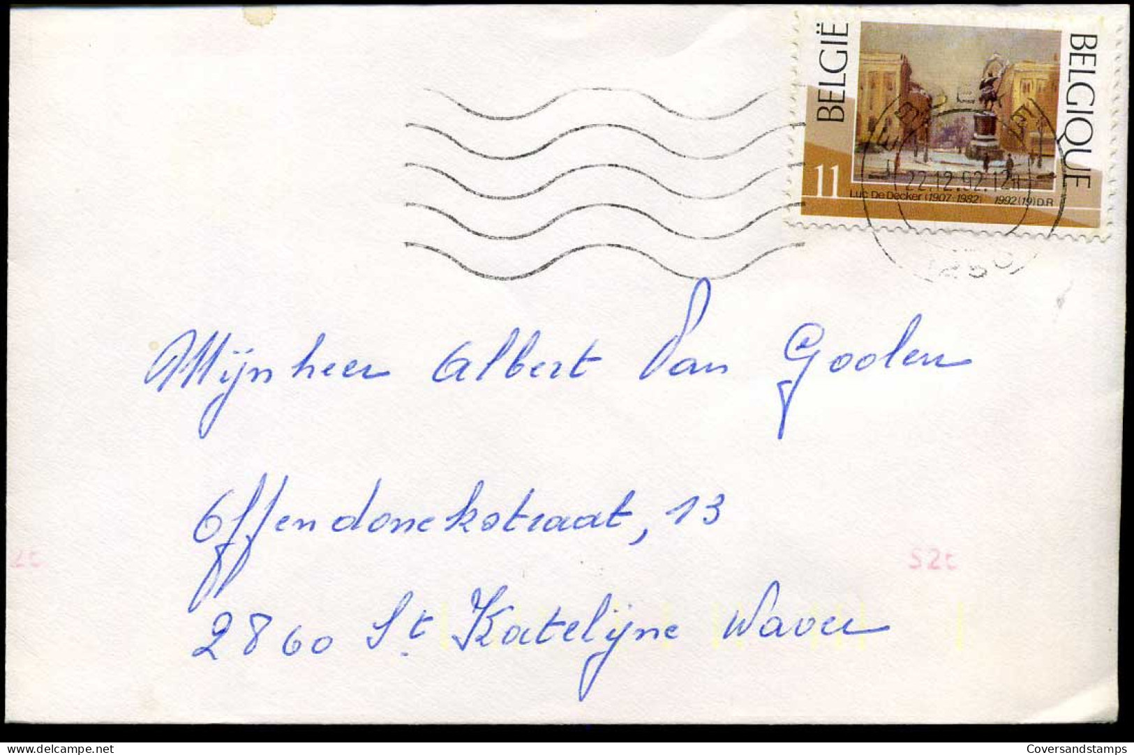 Cover From Lebbeke To St-Katelijne-Waver - Brieven En Documenten