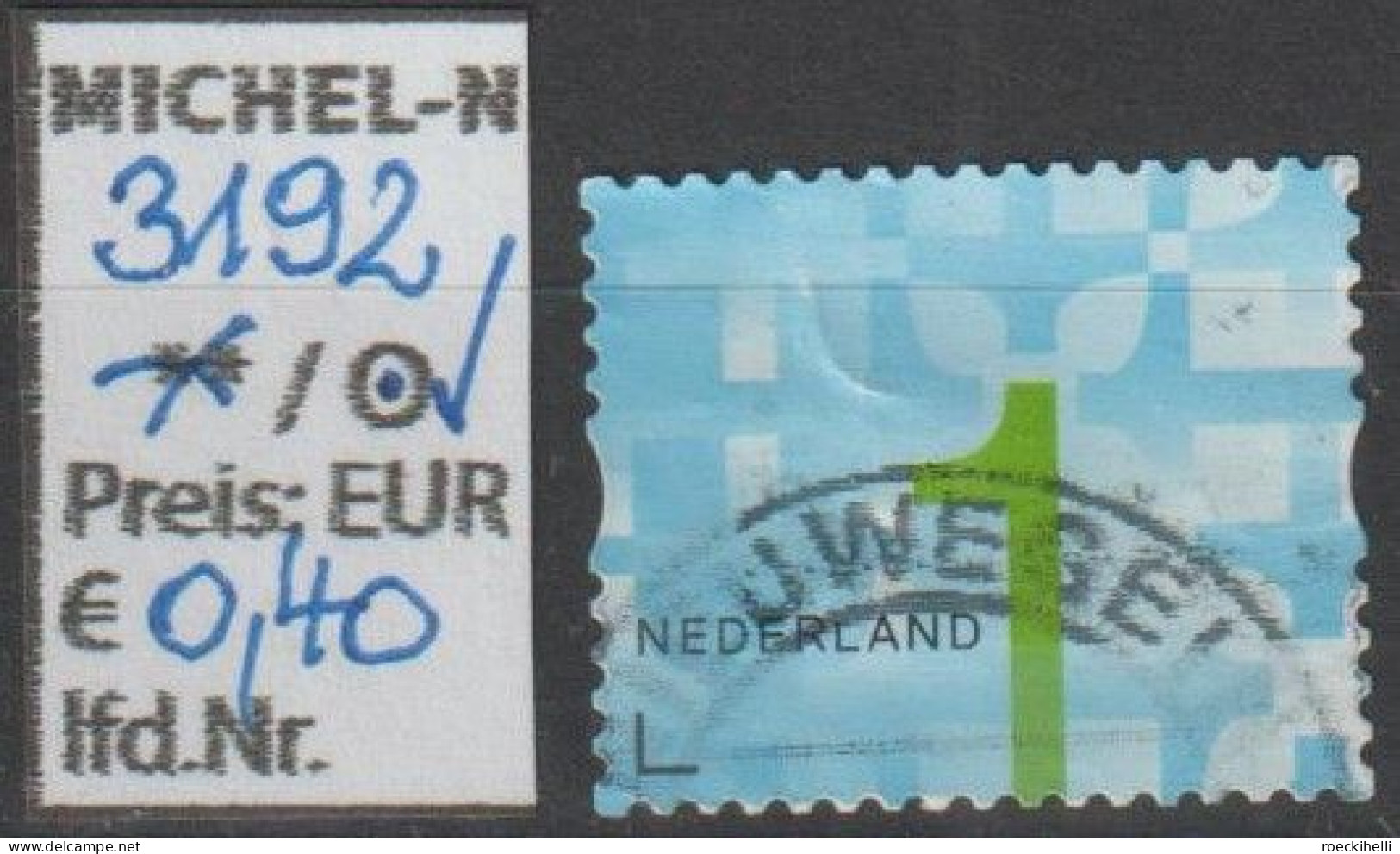 2013 - NIEDERLANDE - FM/DM "....für Standardbriefe" 1 Mehrf. - O  Gestempelt - S.Scan (3192o Nl) - Oblitérés