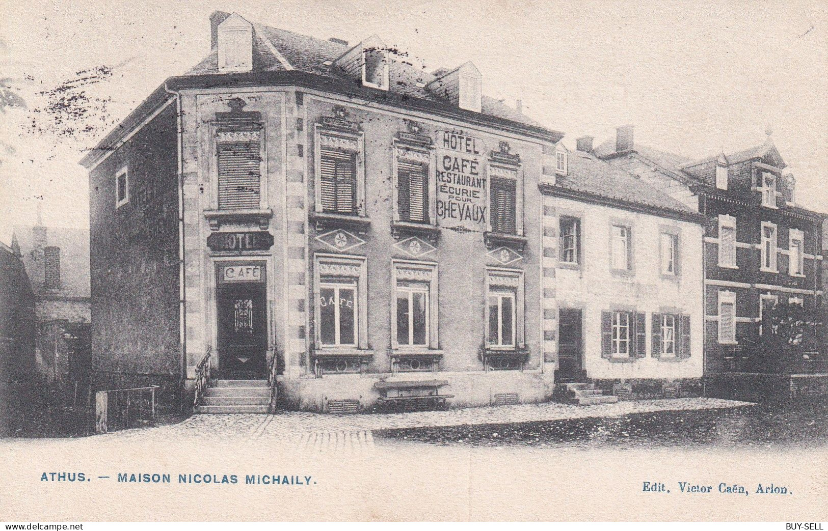 BELGIQUE - TRES RARE - ATHUS - MAISON NICOLAS MICHAILY - - Aubange