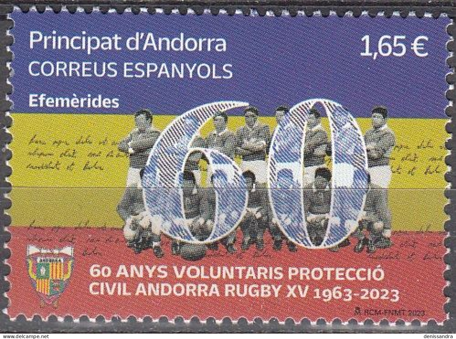 Andorra Español 2023 Rugby Neuf ** - Unused Stamps
