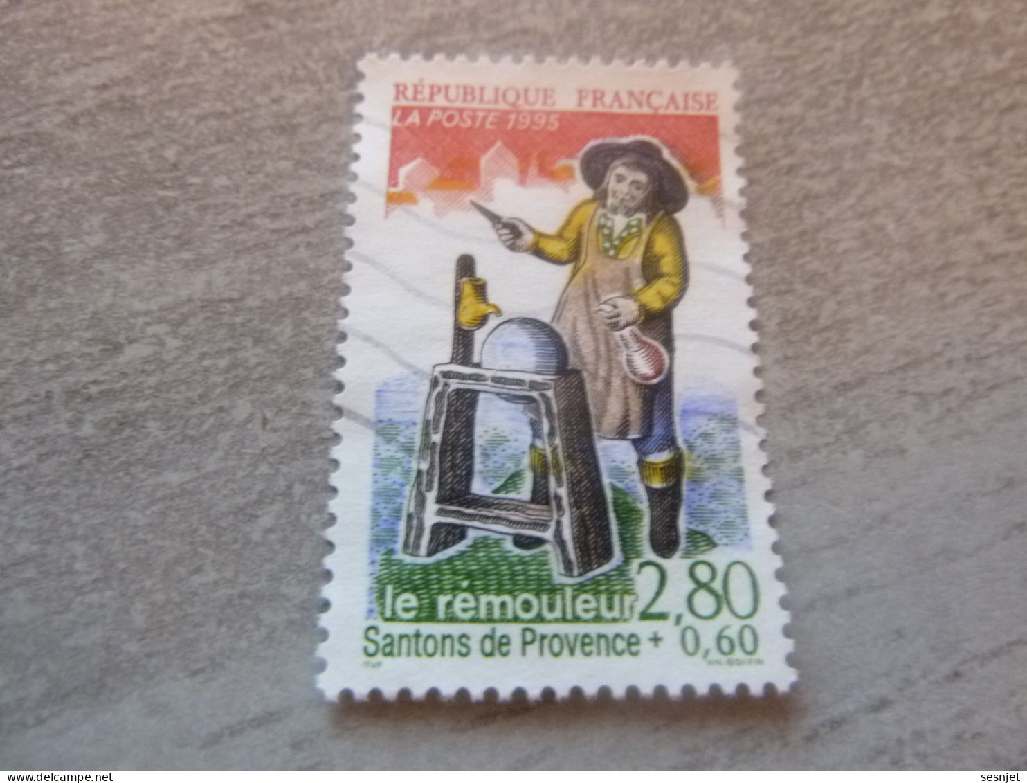 Les Santons De Provence - Le Remouleur - 2f.80+60c. - Yt 2980 - Multicolore - Oblitéré - Année 1995 - - Gebraucht