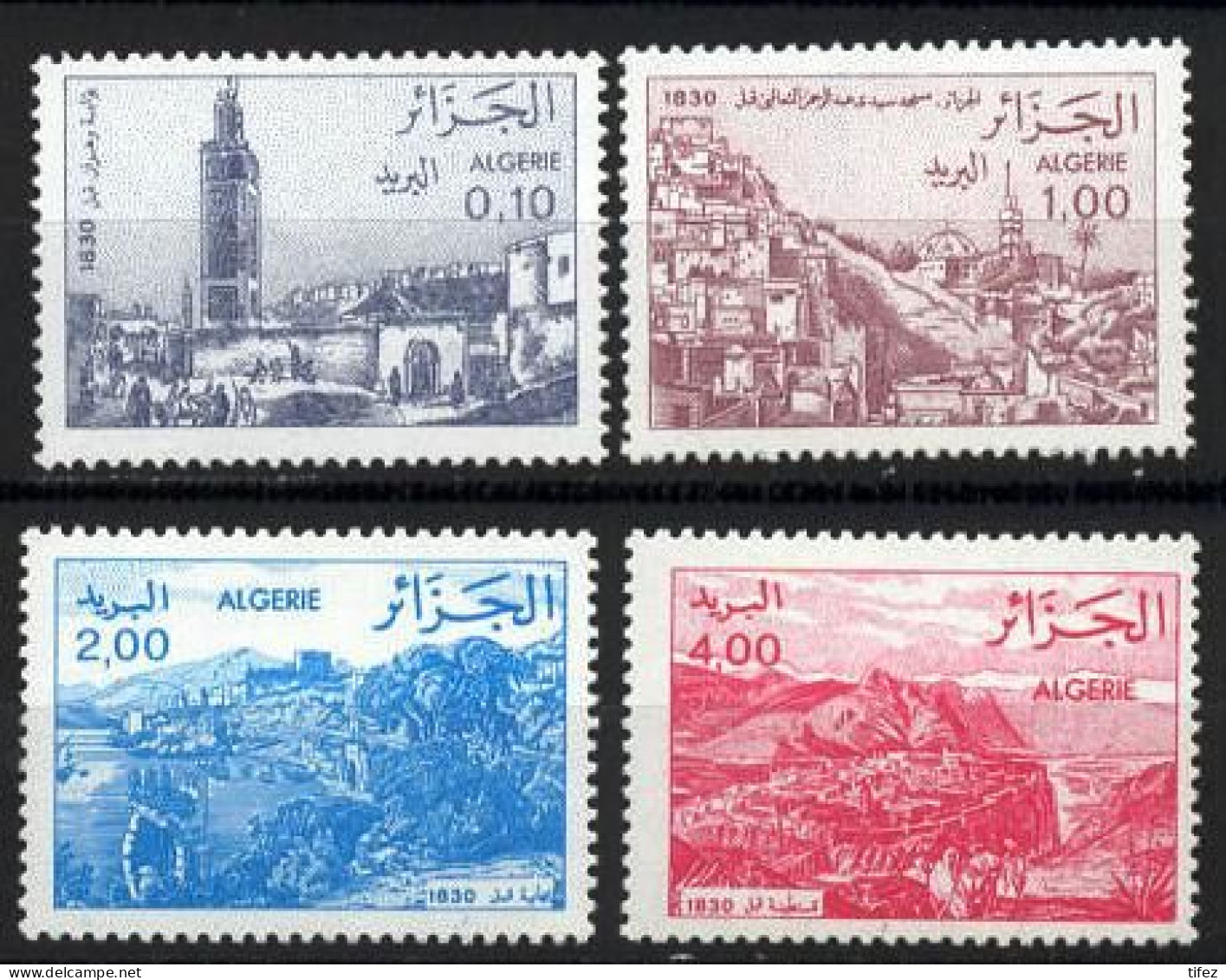 Année 1984-N°801/804 Neufs**MNH  : Vues D'Algérie Avant 1830--série Complète - Algeria (1962-...)